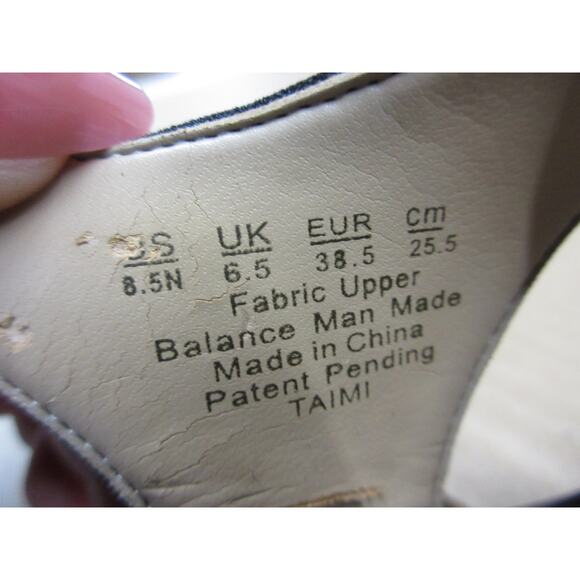 Like new Naturalizer Women's Taimi Strappy Heel Slingback Sandals Black, 8.5N US - Picture 4 of 5